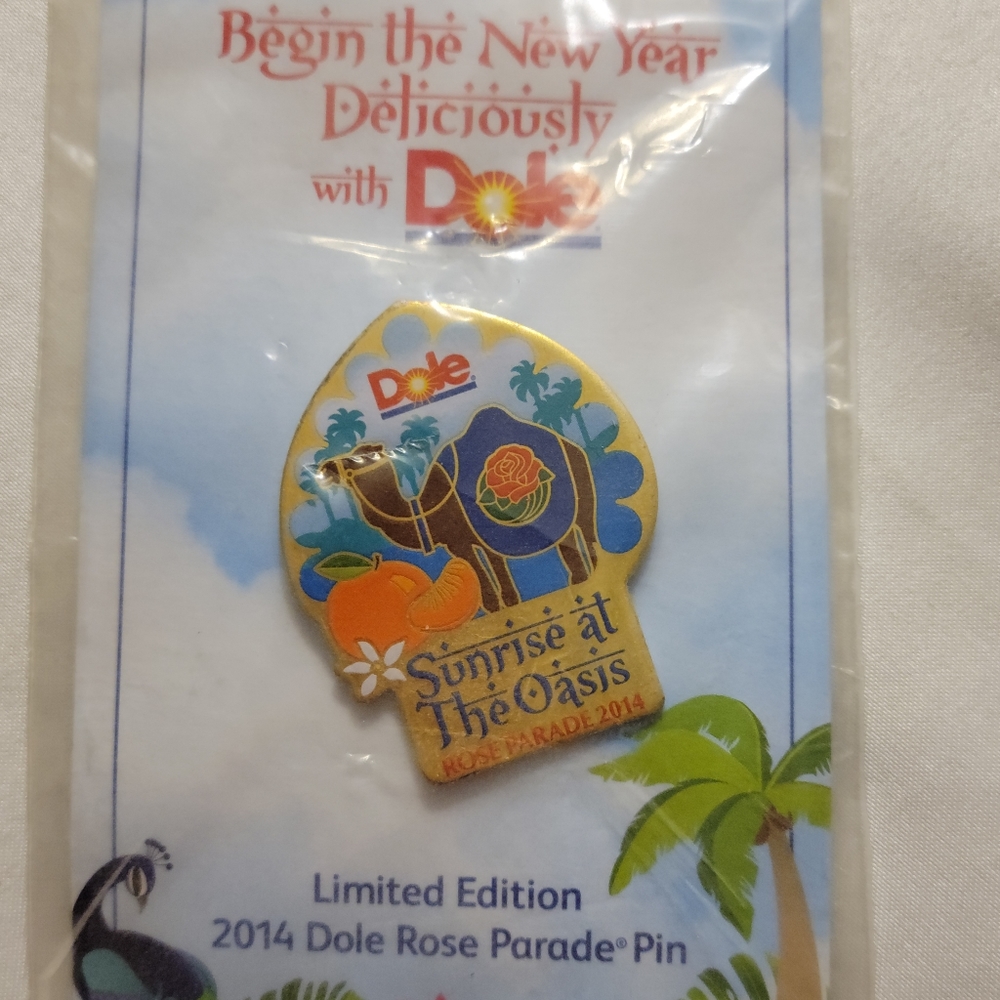 Dole Sunrise at the Oasis Limited Edition 2014 Dole Rose Parade Pin